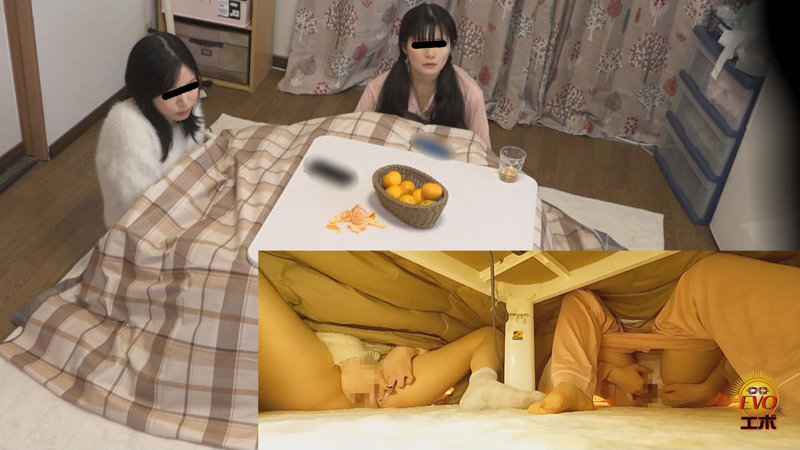 外は平静・中は熱情~隠撮こたつオナニー